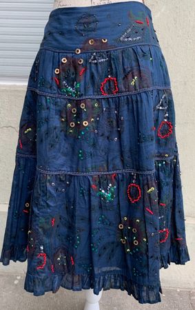 Splendide jupe en coton brodé ESSENTIEL ANTWERP t.36