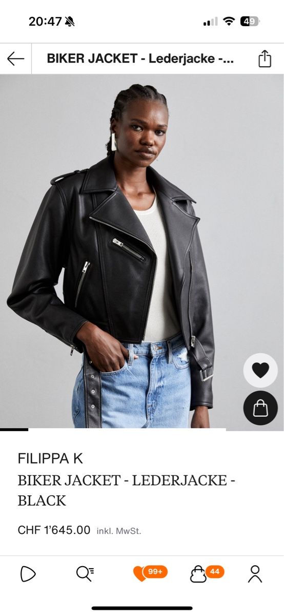 Giacche: FILIPPA K BIKER JACKET - LEDERJACKE - Orginalpreis 1645.- – Nuovo e nell'imballaggio originale da Zürich venduto da luxuryoutlet1 9