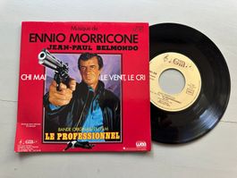 ENNIO MORRICONE tolle Single Kult Chi Mai France diff rot