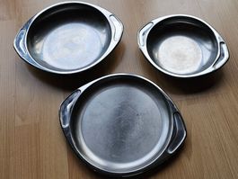 3er Set Tablett Servierplatten AMC