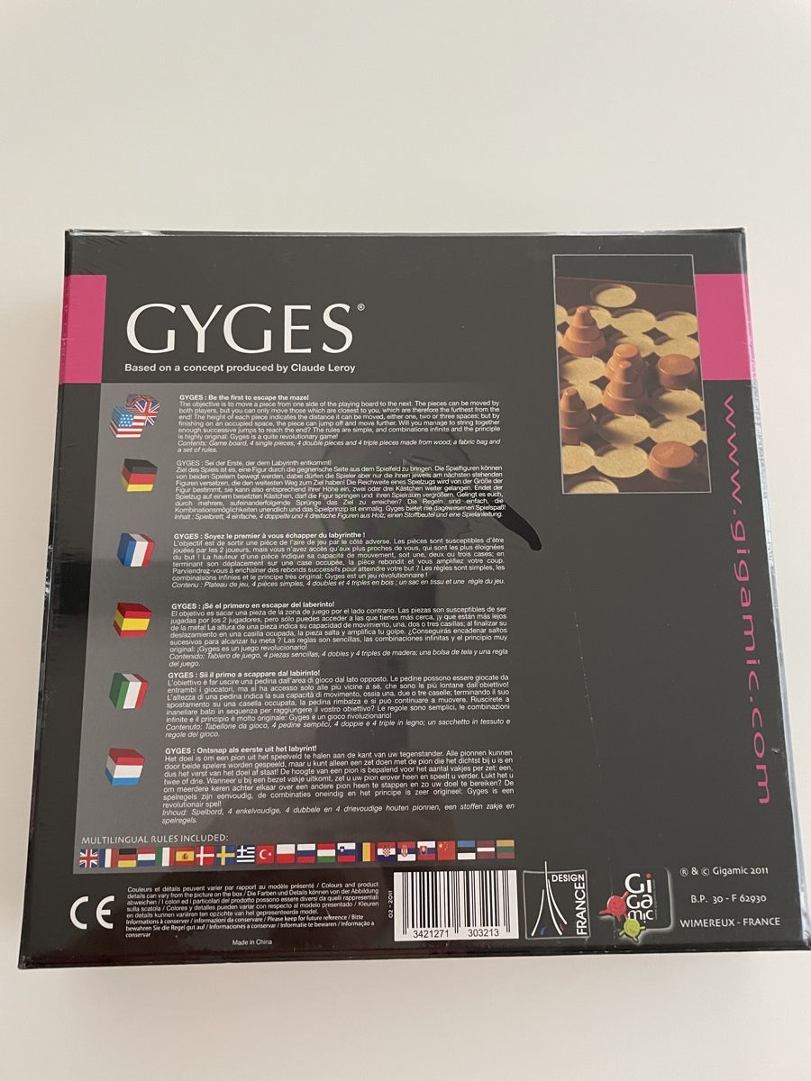 Spiele: Spiel - GYGES – Neu und originalverpackt aus Gränichen von stern1111 1