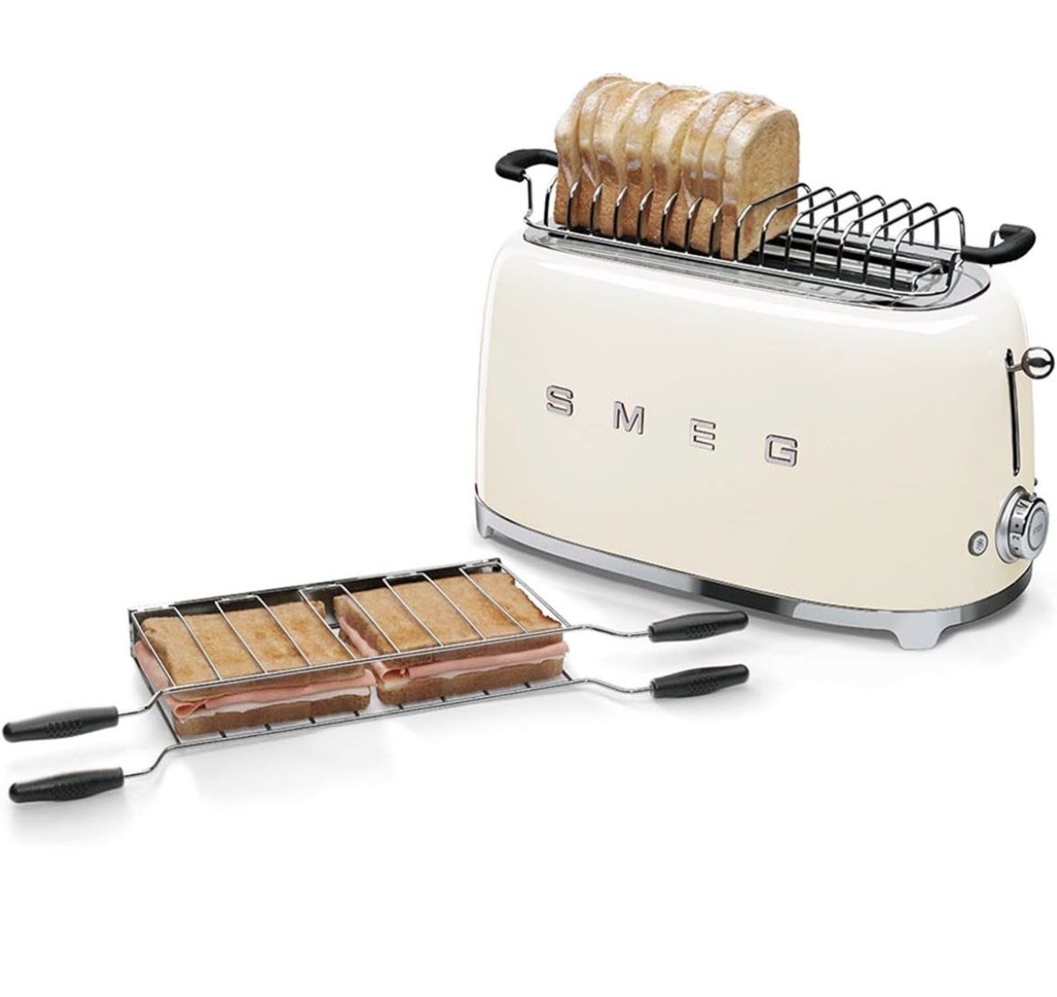 Smeg Elettrodomestici da cucina: Smeg Toaster 4-slicer cremefarben – Nuovo (secondo la descrizione) da Zürich venduto da mar_6dsq 2