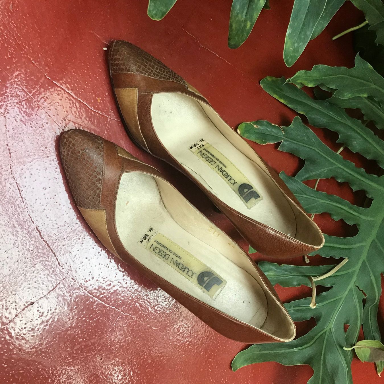 Scarpe da donna: Edle braune vintage Heels – Usato da Basel venduto da jillybean 3