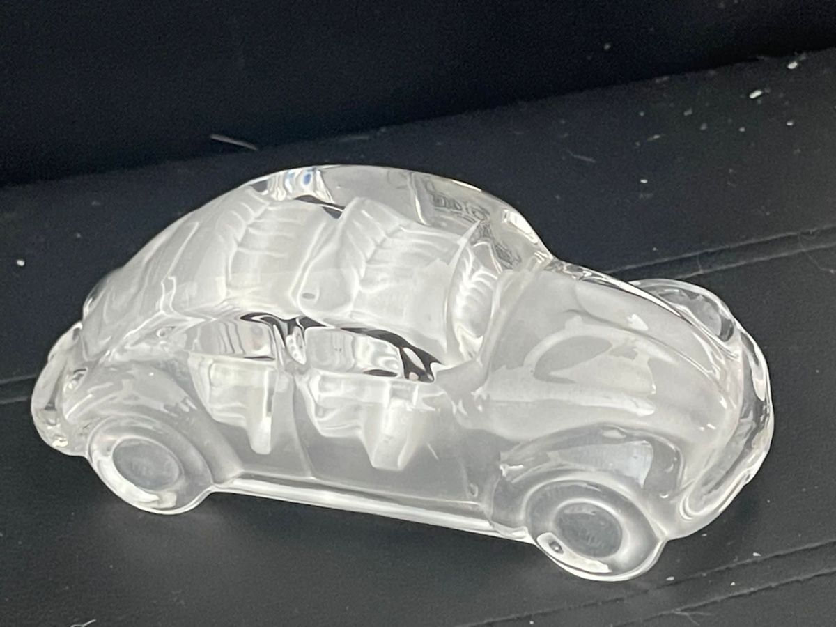 Statuette: VW Käfer aus Kristallglas, Deko Figur – Usato da safenwil venduto da Joi3