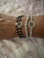 Tolle Doppelarmbänder mit viel Silber