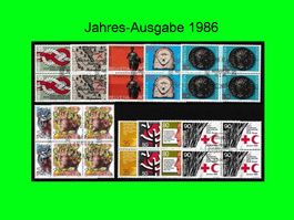 Viererblock "Jahres-Ausgabe 1986"