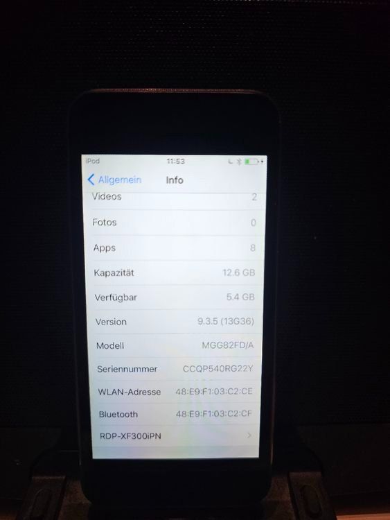 Docking station: Ipod touch 5G mit Sony wireless Dockingstation – Usato da Reichenbach i. K. venduto da pik_967d 3