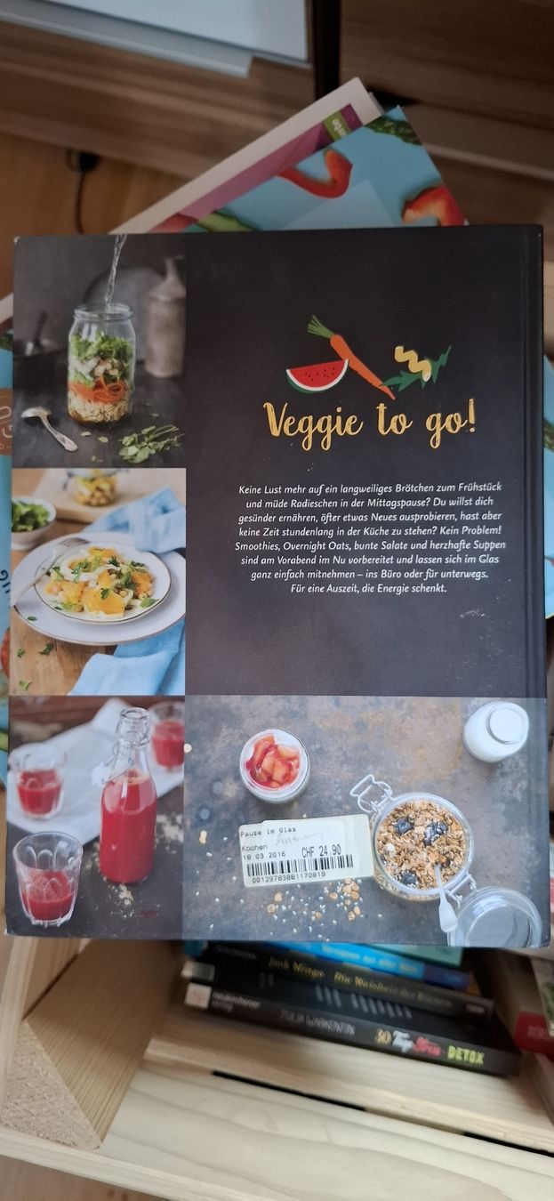 Bücher: Kochbuch "Pause im Glas" vegetarisch vegan neu – Gebraucht aus Niederstocken von Cocos_nut 1