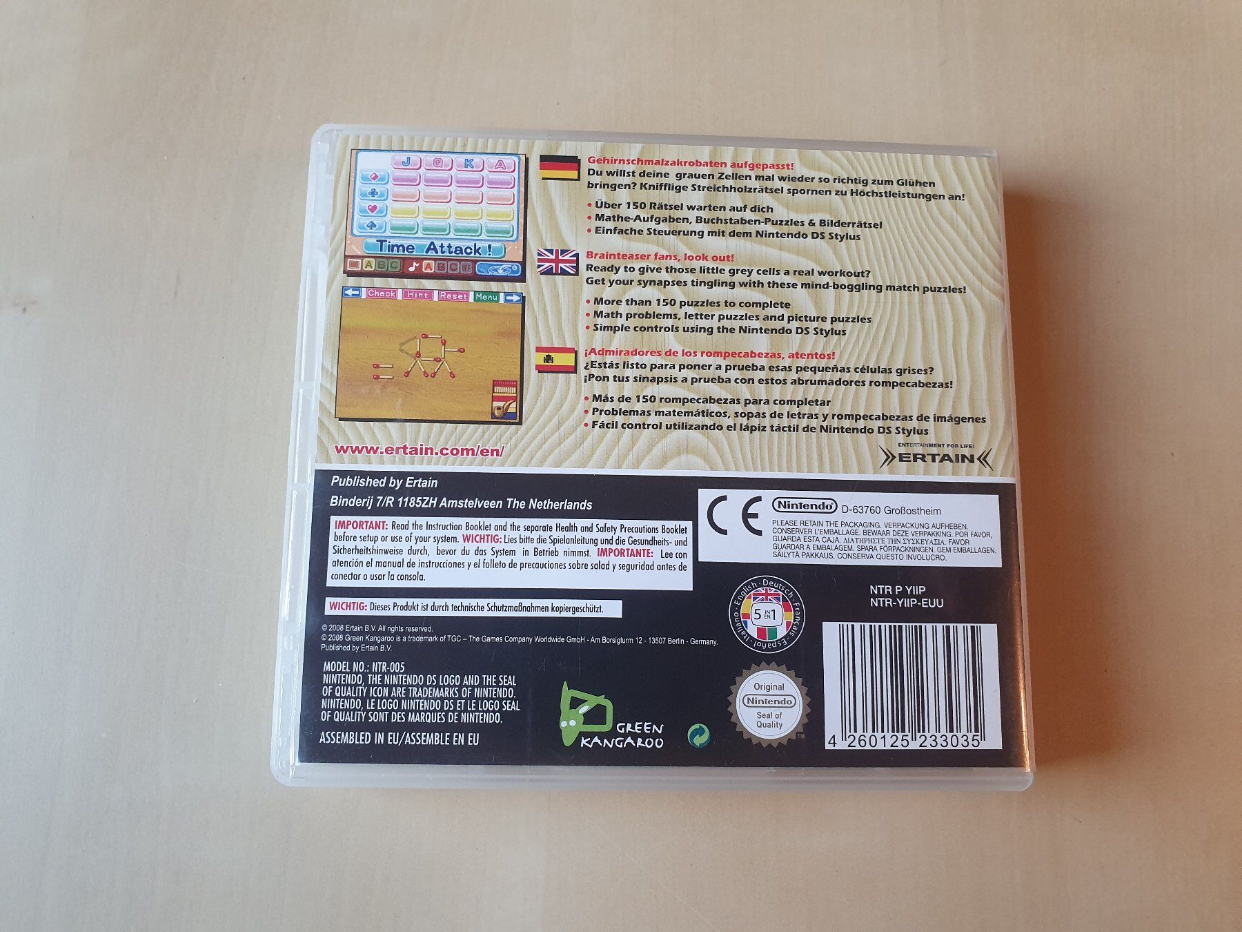 Nintendo Giochi: Matchstick Puzzle by DS – Usato da Stansstad venduto da collectorsshop 1