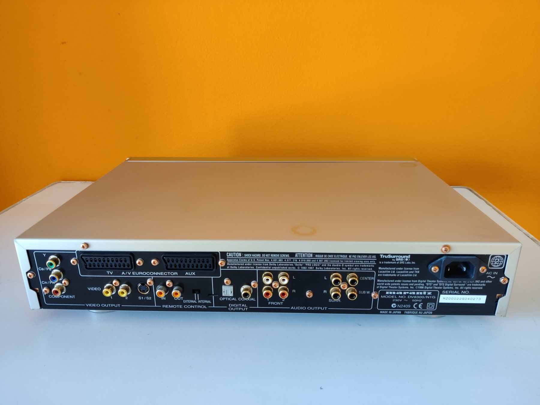 Marantz Lettore multimediale & Streamer: Marantz DV8300 SACD/DVD/CD UNIVERSAL PLAYER JAPAN – Usato da Viganello venduto da XTECHSTOREX 5