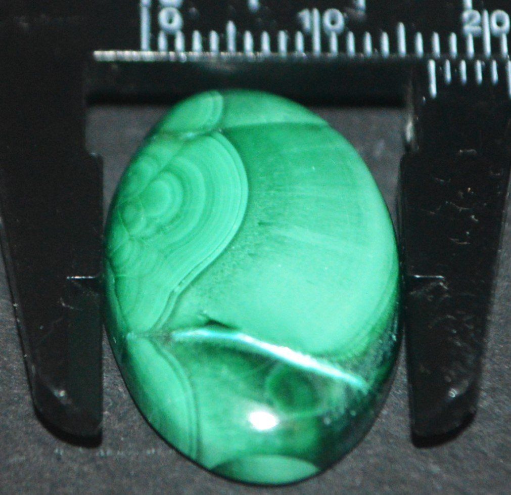 Minerali & Pietre curative: Cabochon L-683 - Chrysokoll Malachit - 27x17mm – Nuovo e nell'imballaggio originale da Goldiwil (Thun) venduto da han_v5b7 5