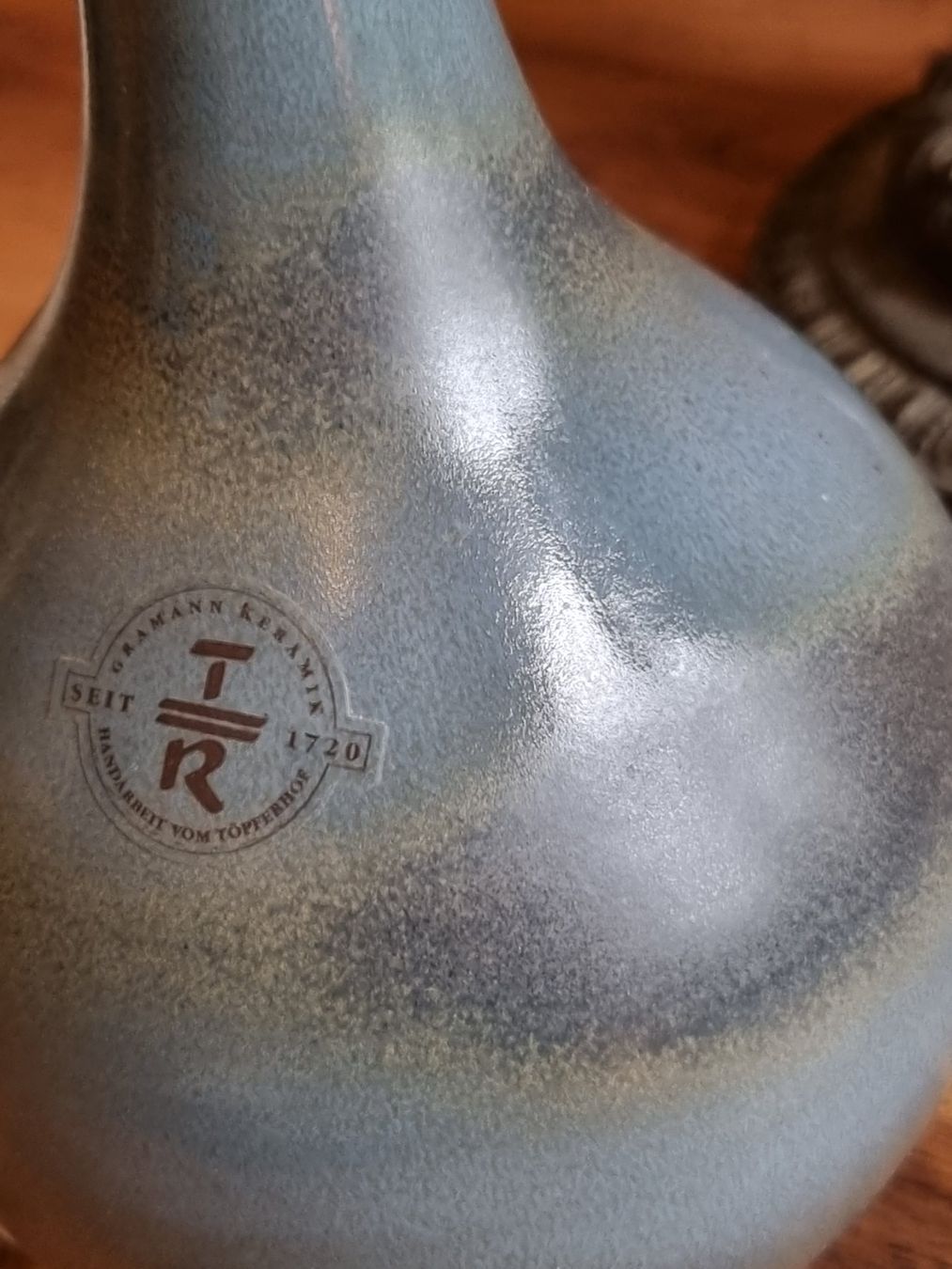 Vasi & Recipienti: Gramann Keramik Vase TR Studio Keramik blau – Usato da Scharnachtal venduto da devin03 1