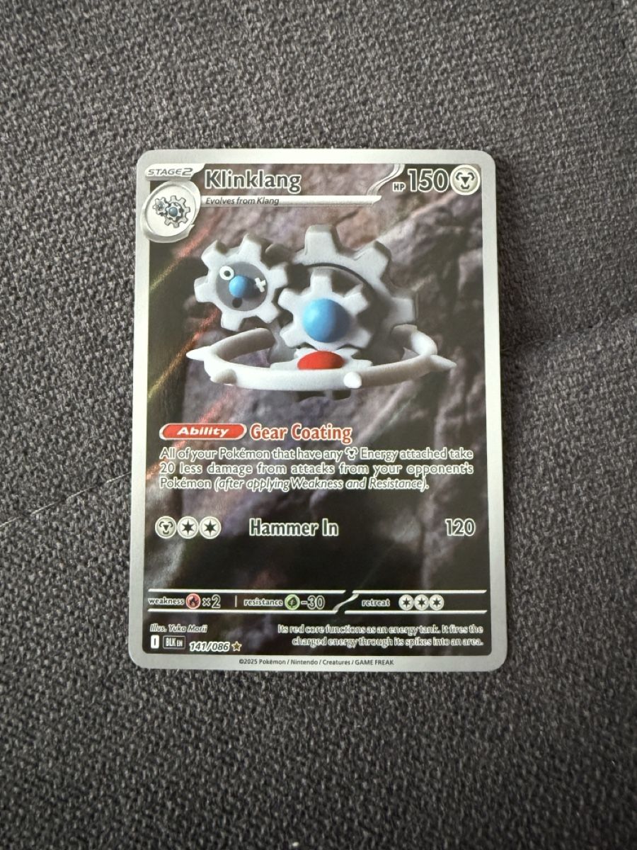 Pokémon Carte collezionabili: Klinklang 141/086 IR – Nuovo (secondo la descrizione) da Kriens venduto da YannikB7