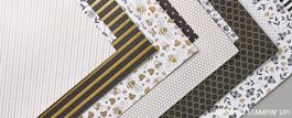 Designerpapier "Bienengold" von Stampin up 12x12''
