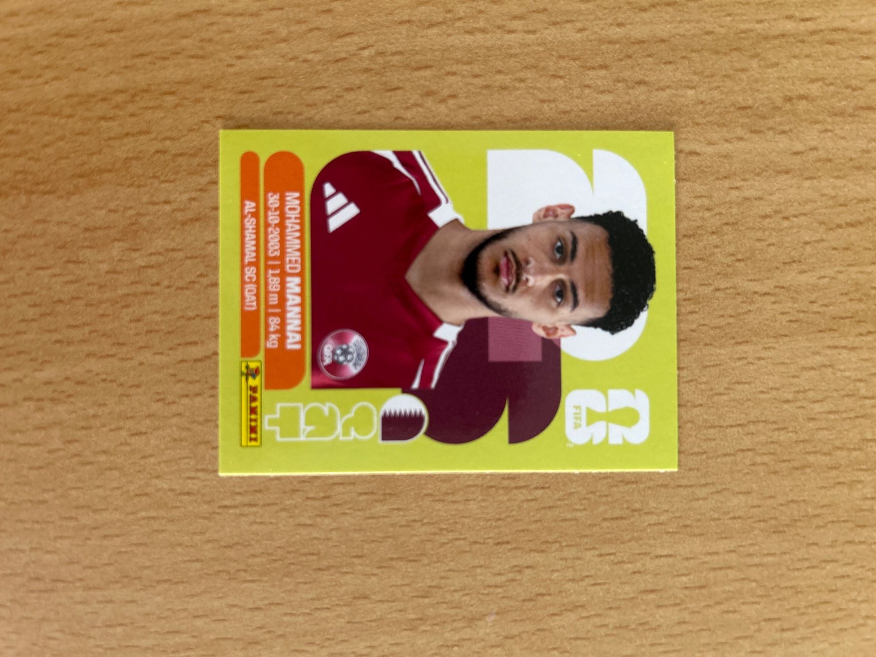 Panini Carte collezionabili: QAT 9 - Mohammed Mannai - Panini 2026 – Usato da Luzern venduto da edu_f6hx