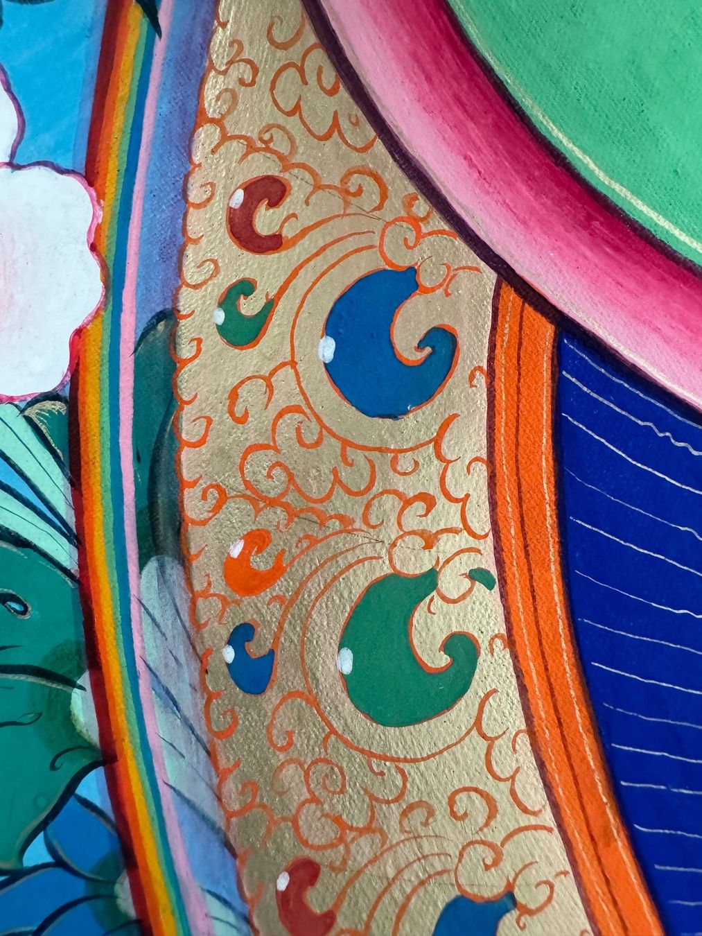 Dipinti: Quadro dipinto in acquarello del Buddha Amitabha – Nuovo (secondo la descrizione) da Caslano venduto da bri_5jft 3