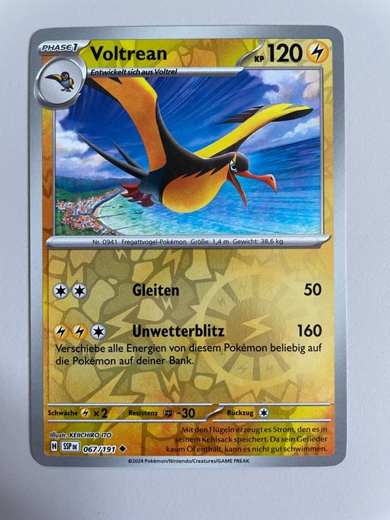 Pokémon Carte collezionabili: Pokemon Voltrean Reverse (Versand gratis) – Nuovo (secondo la descrizione) da Chur venduto da Angerson