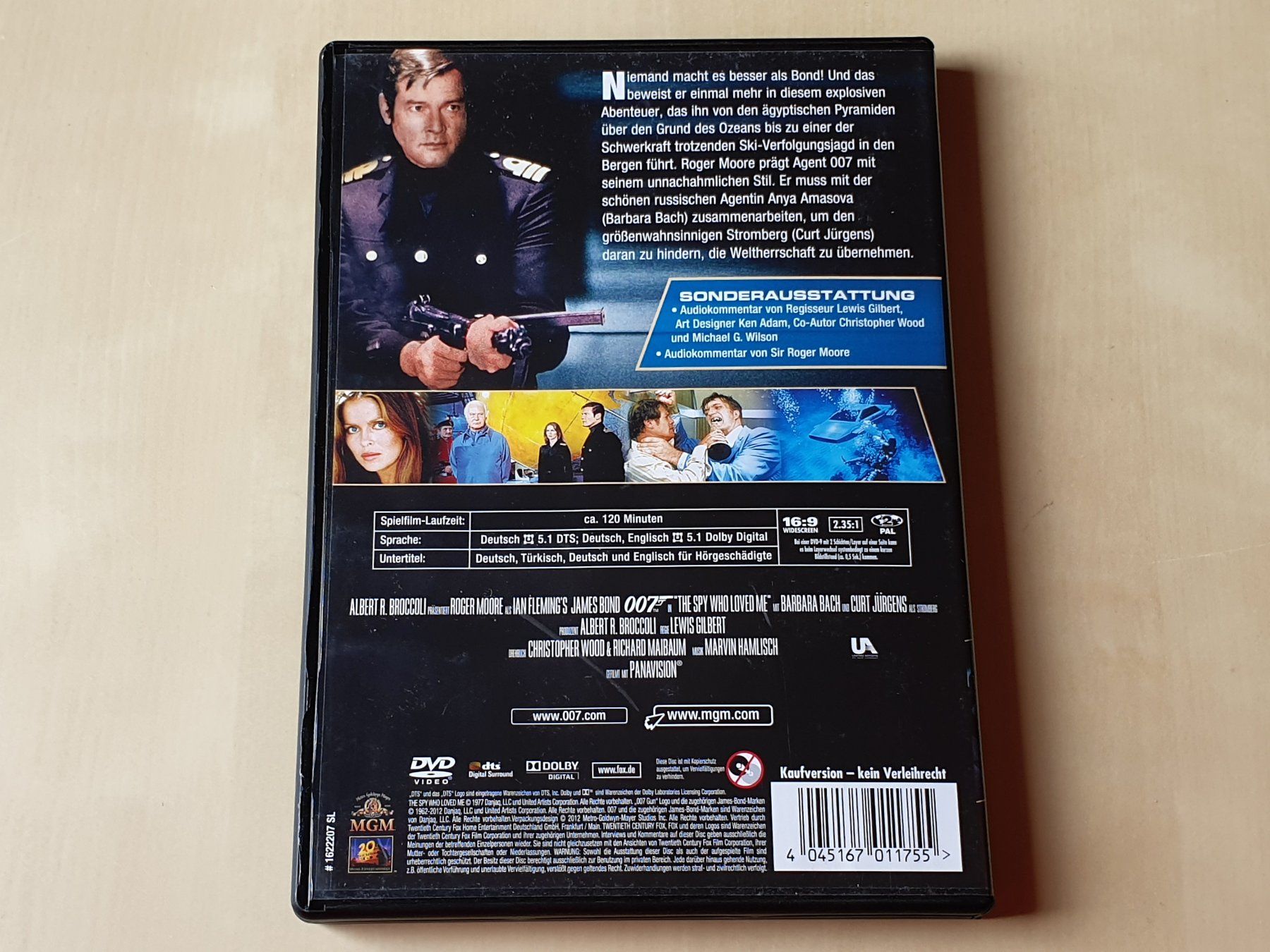 Tutti i DVDs: James Bond 007 Der Spion der mich liebte – Usato da Stansstad venduto da collectorsshop 1