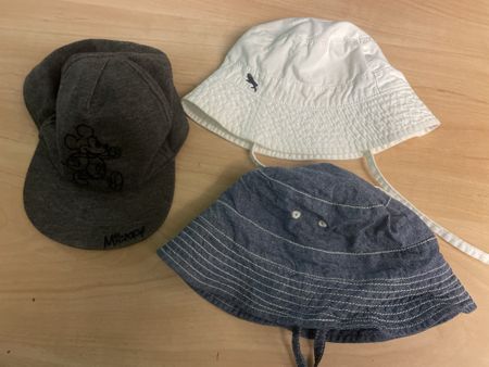 3 H&M Baby Sommerhüte, Gr. 80, Top Zustand,
