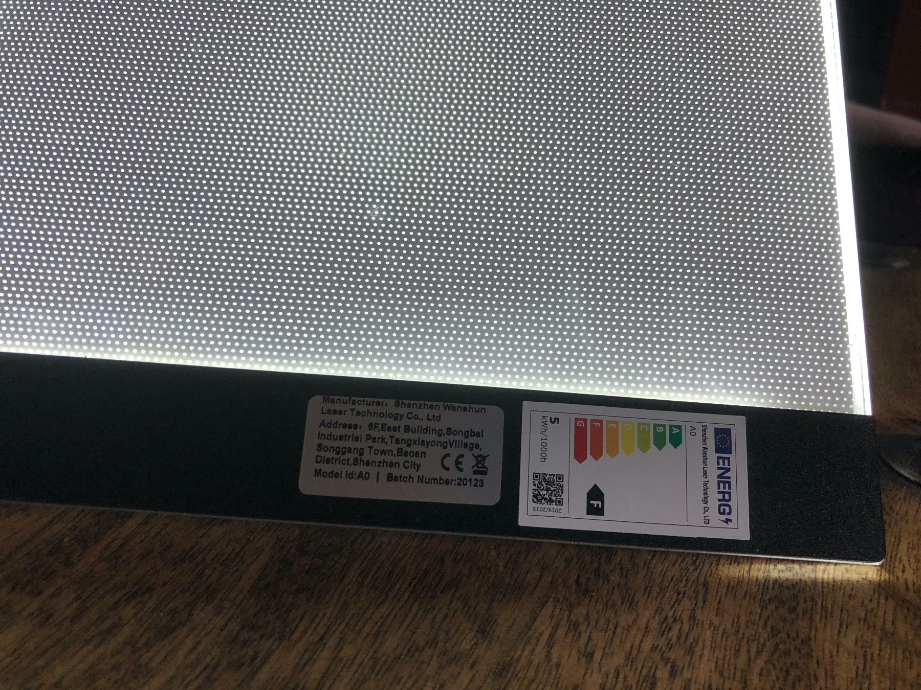 Tablet PC: grosses LED Zeichen/Kopierbrett A2 Format - 3 Stufen dimmbar – Usato da Ittenthal venduto da Hwaggis 4