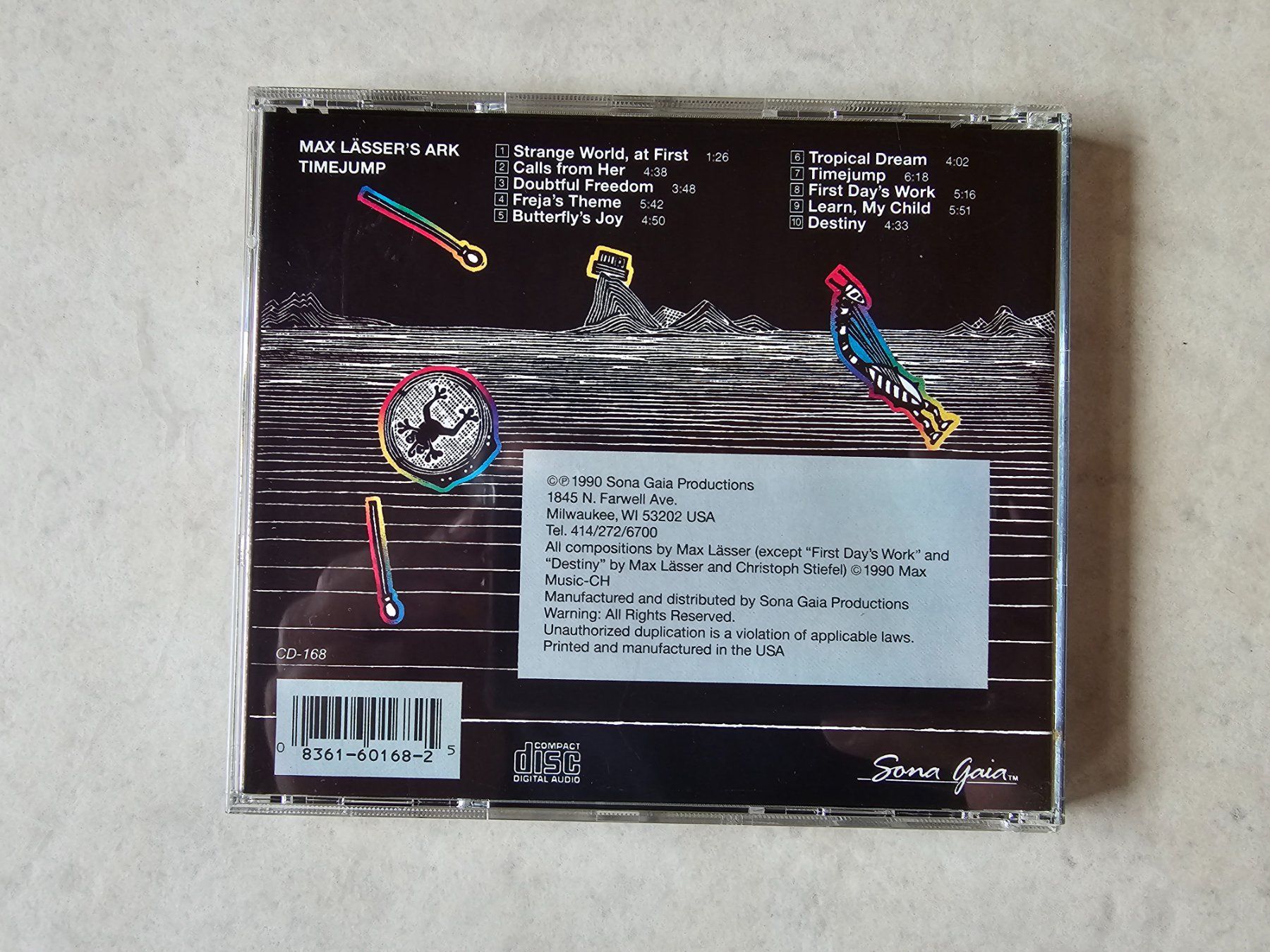 CD: Max Lässer's Ark  -  Timejump /  (Fusion, Smooth Jazz) – Usato da Schneisingen venduto da backstore24 1