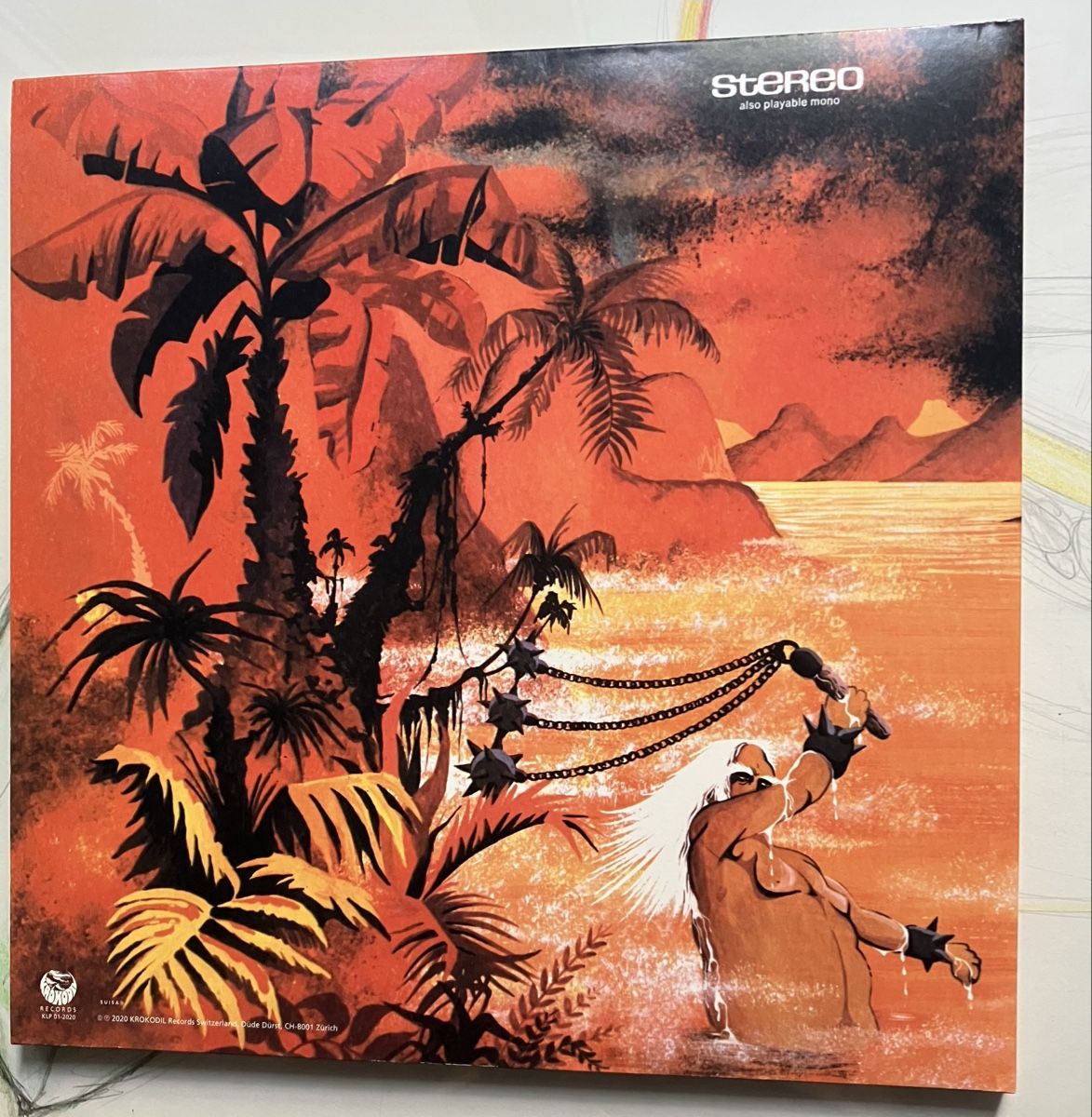 Schallplatten: Krokodil an invisible world revealed LP mit Werbung – Neu (gemäss Beschreibung) aus Basel von Gholb 1
