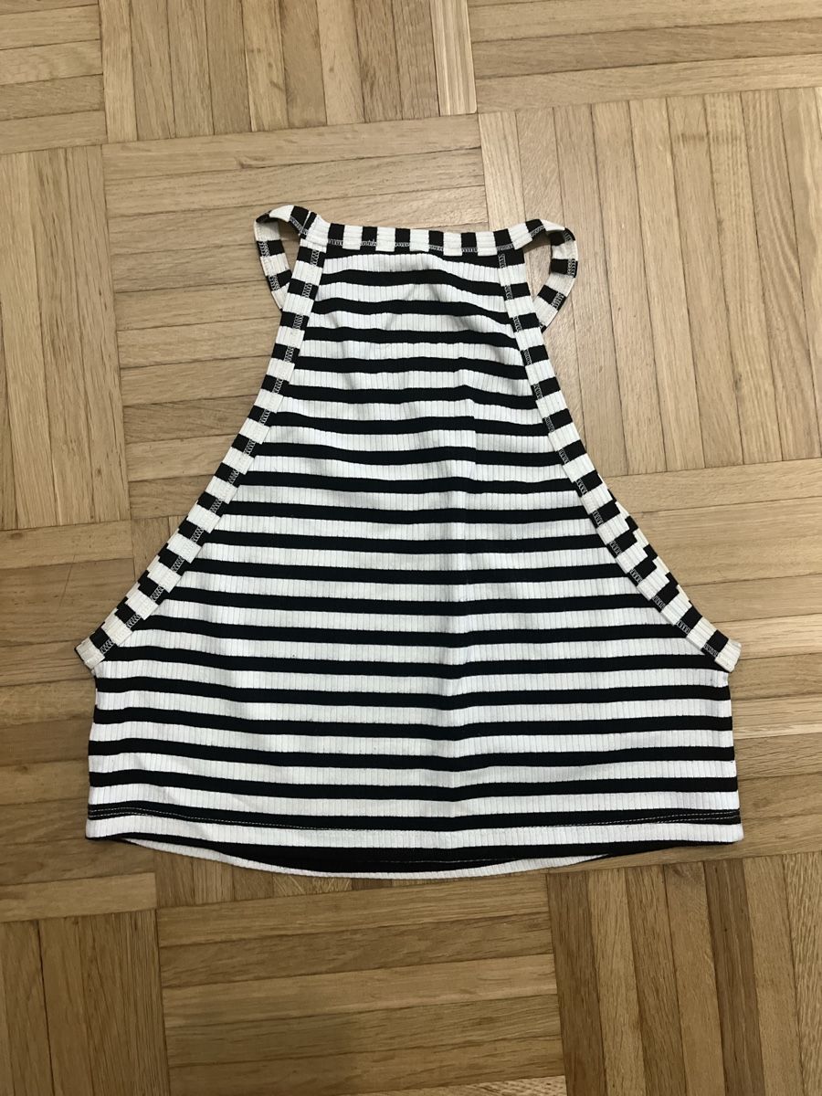 Zara Top: Zara Top, gestreift, schwarz-weiss – Usato da Bern venduto da t.nomse 1
