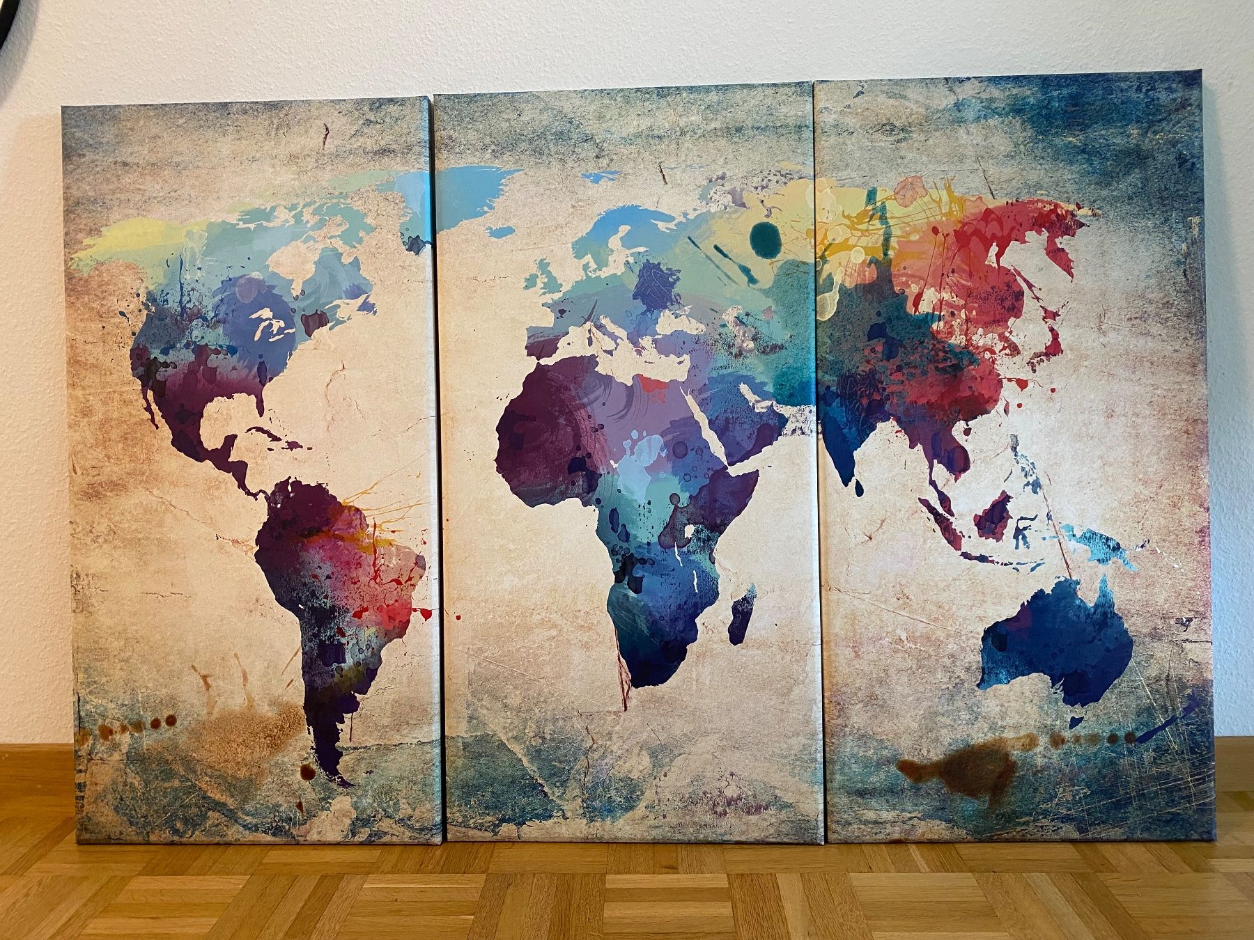Foto & Immagini: World Map / Weltkarte Bild – Usato da Schlieren venduto da mor_t285