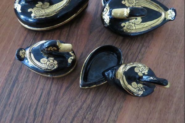 Tutte le decorazioni: Lackdosen  Ente  4 Stk. – Usato da Wil ZH venduto da Tamagy 2