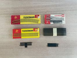 Modellbahn Gleise Konvolut – Fleischmann H0 + kleinere Spur