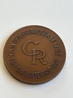 Gedenkmedaille Caja Reaseguradora Chile 1927-1977 Bronze(2S1