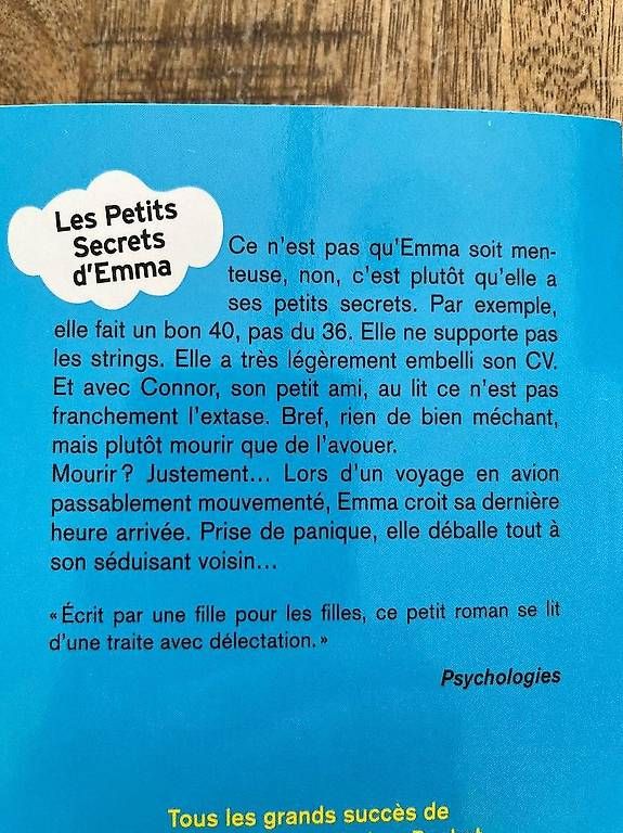 Bücher: Les Petits secrets d'Emma de Sophie Kinsella – Neu (gemäss Beschreibung) aus Renens VD von ele_dkq8 1