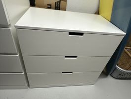 Ikea Nordli Kommode weiss 3 Schubladen