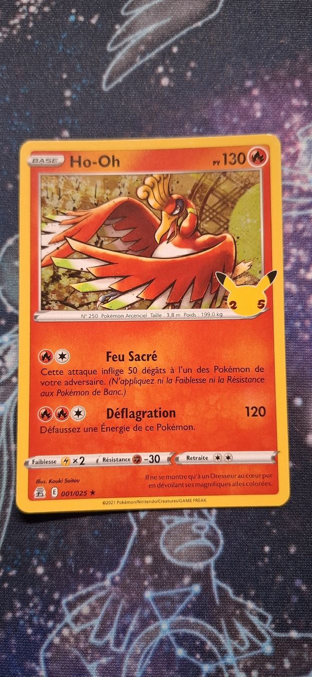 Pokémon Sammelbilder & Trading cards: Ho-Oh Célébration 25th Stamp - 001/025 FR – Gebraucht aus Petit-Lancy von Kara_TCG 1
