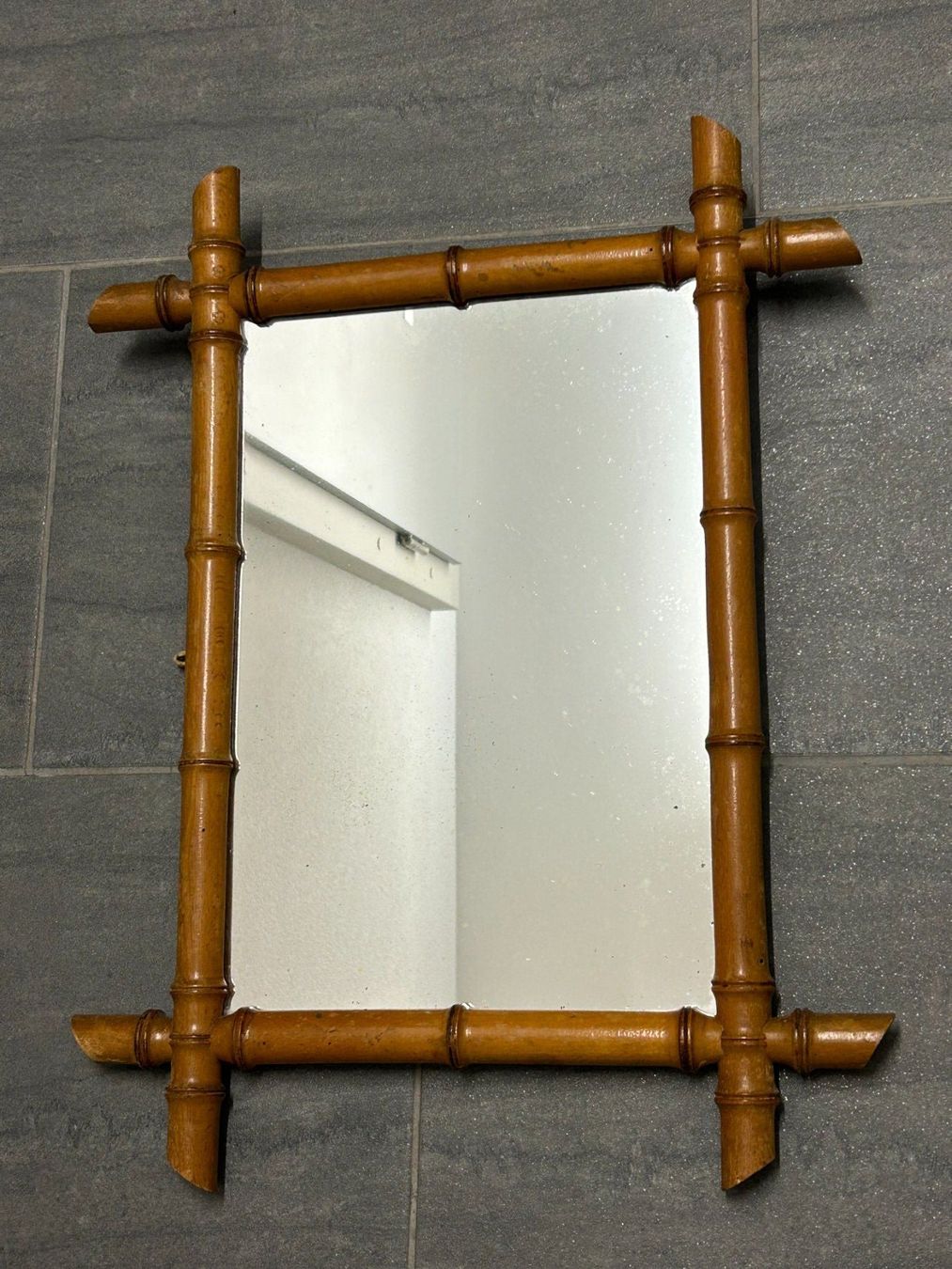 Specchi: Miroir bambou vintage ca 1910 – Usato da Lausanne venduto da Weber1007