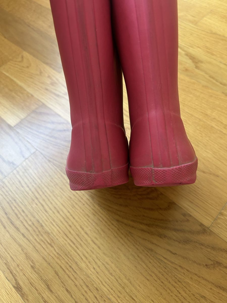 Hunter Scarpe per ragazze: Hunter Boots Pink (Size 8 UK) – Usato da Zug venduto da Thebubs 4