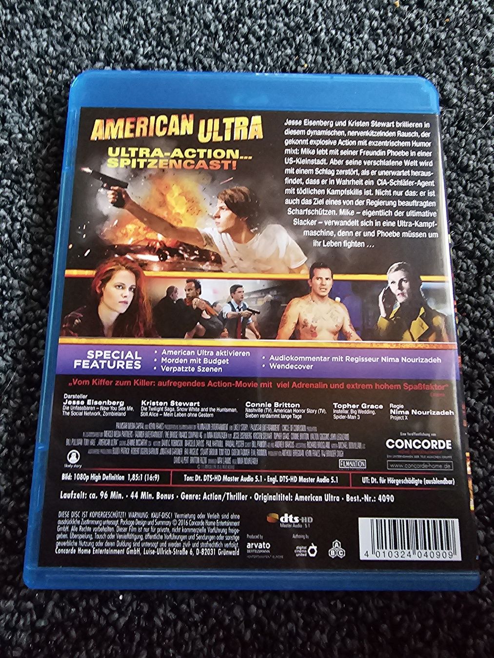 Tutti i DVDs: Blu-ray American Ultra  – Usato da Ruswil venduto da jan_bxl5 1