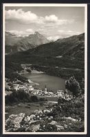 St. Moritz-Dorf, Ortsansicht aus der Vog