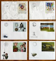 1999 - 2014, 6 FDC's mit Blocks