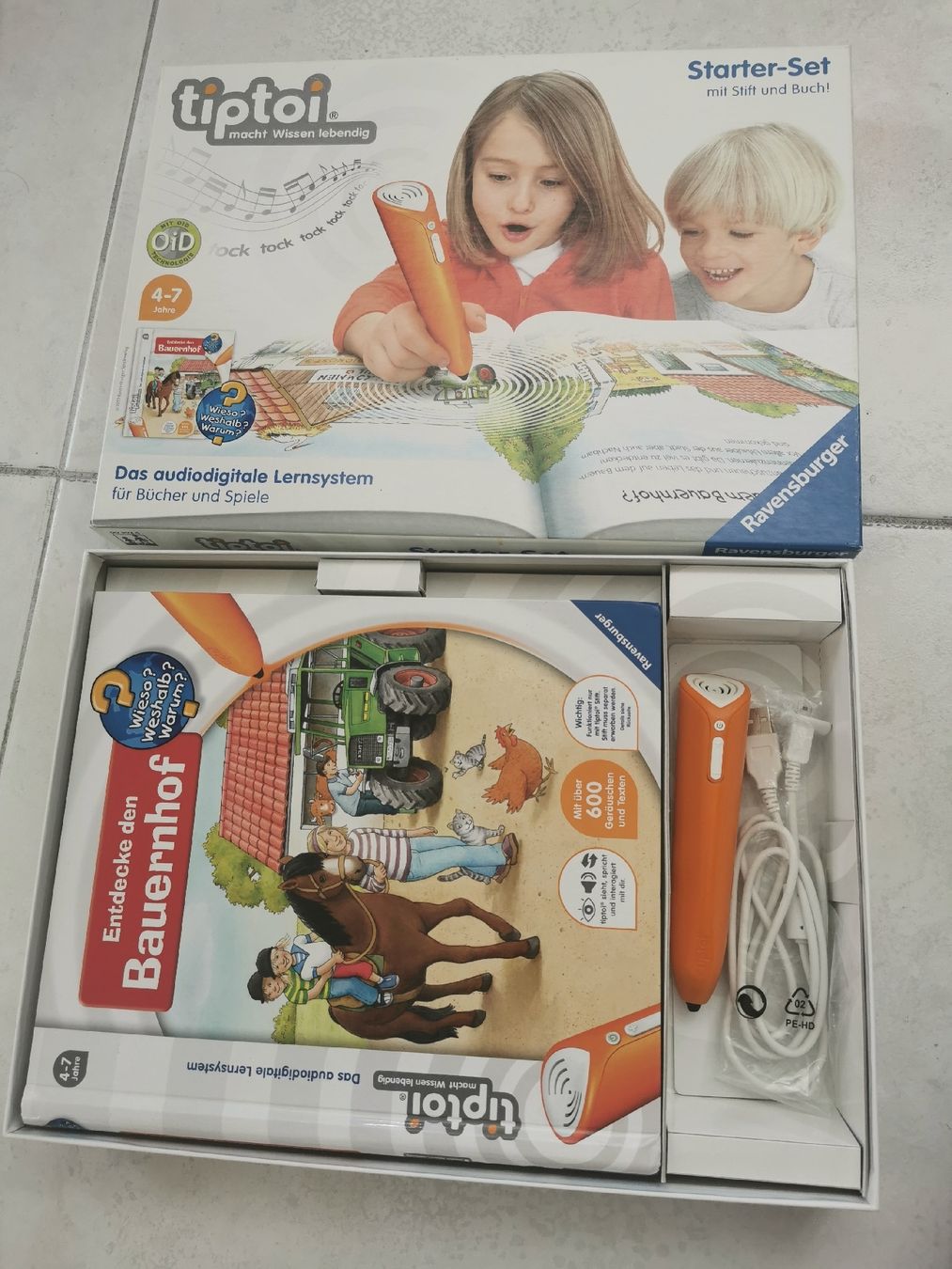 Tiptoi Giocattoli: Tiptoi Starter Set mit Stift und Bauernhof Buch – Usato da Brunnen venduto da JJaime 1