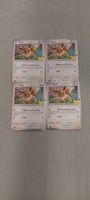 🇩🇪🇩🇪Lot de 4 cartes Pokémon Evoli édition 30ans