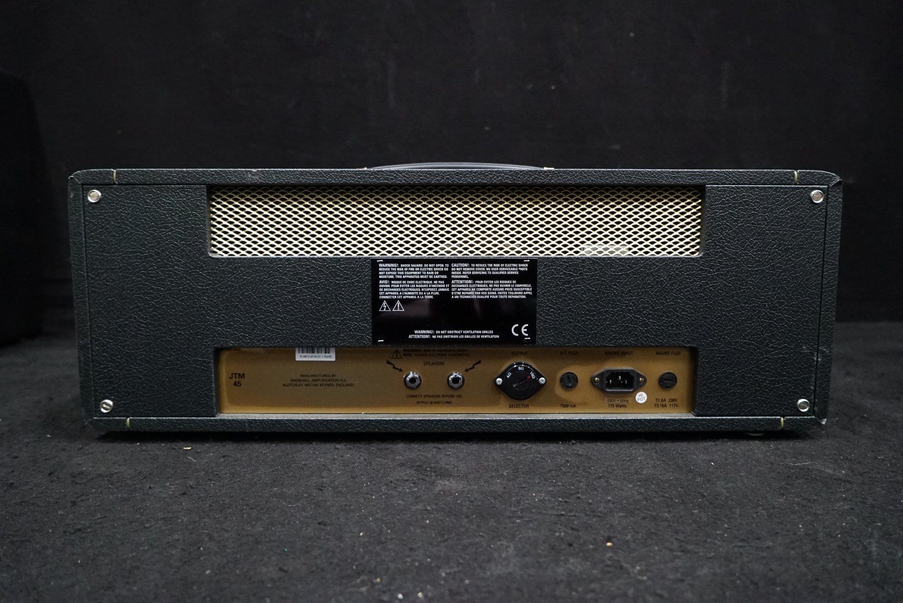 Marshall Amplificatori: Marshall 2245 JTM45 Head 30W mit Hülle – Usato da Ortschwaben venduto da Musictrade 5