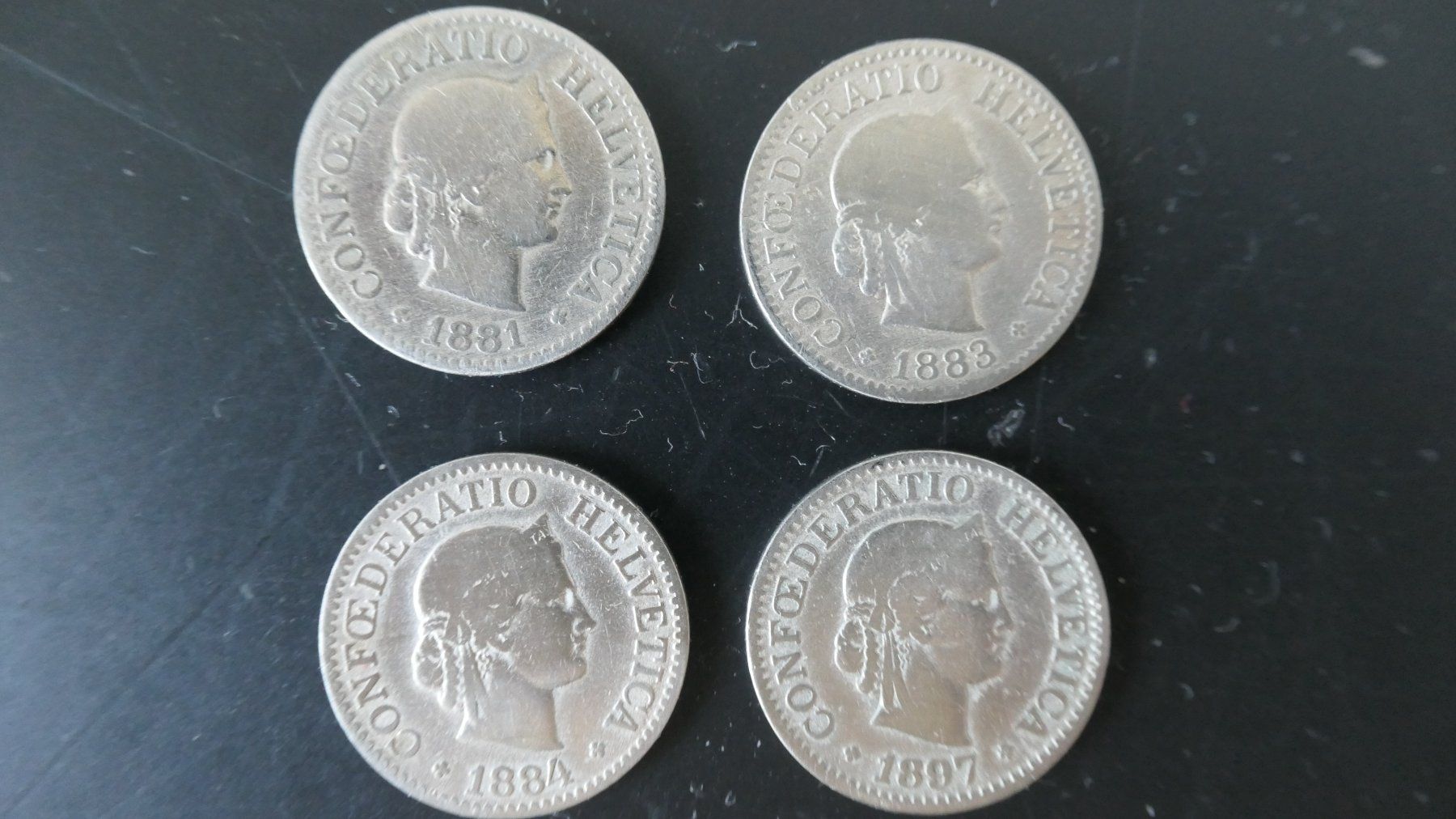 Tutti le monete: Schweizer Münzen 10 Rp 1881/97 – Usato da Hinterkappelen venduto da himi02