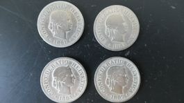 Schweizer Münzen 10 Rp 1881/97