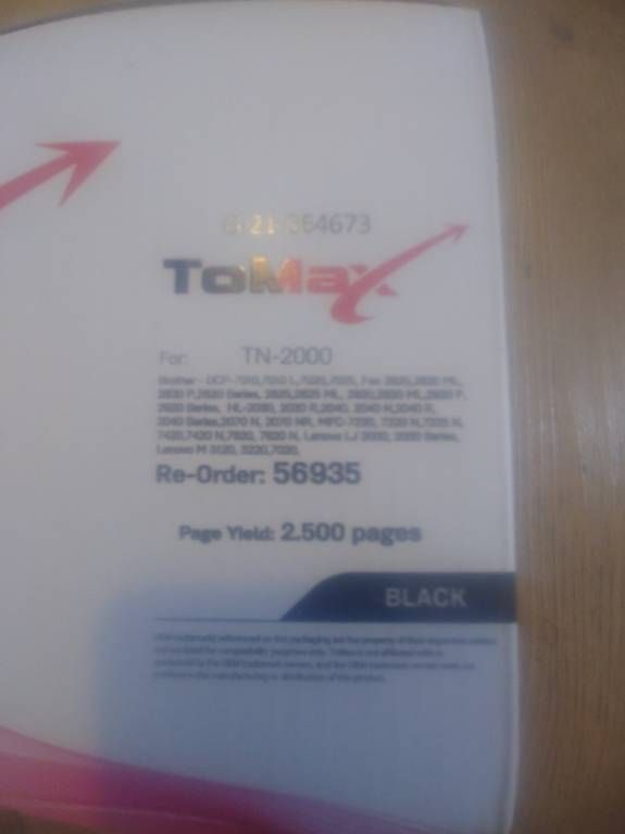 Brother Cartucce per stampanti & toner: Original Brother TN2000 Toner schwarz – Nuovo e nell'imballaggio originale da Zürich venduto da gol_jc2x 1