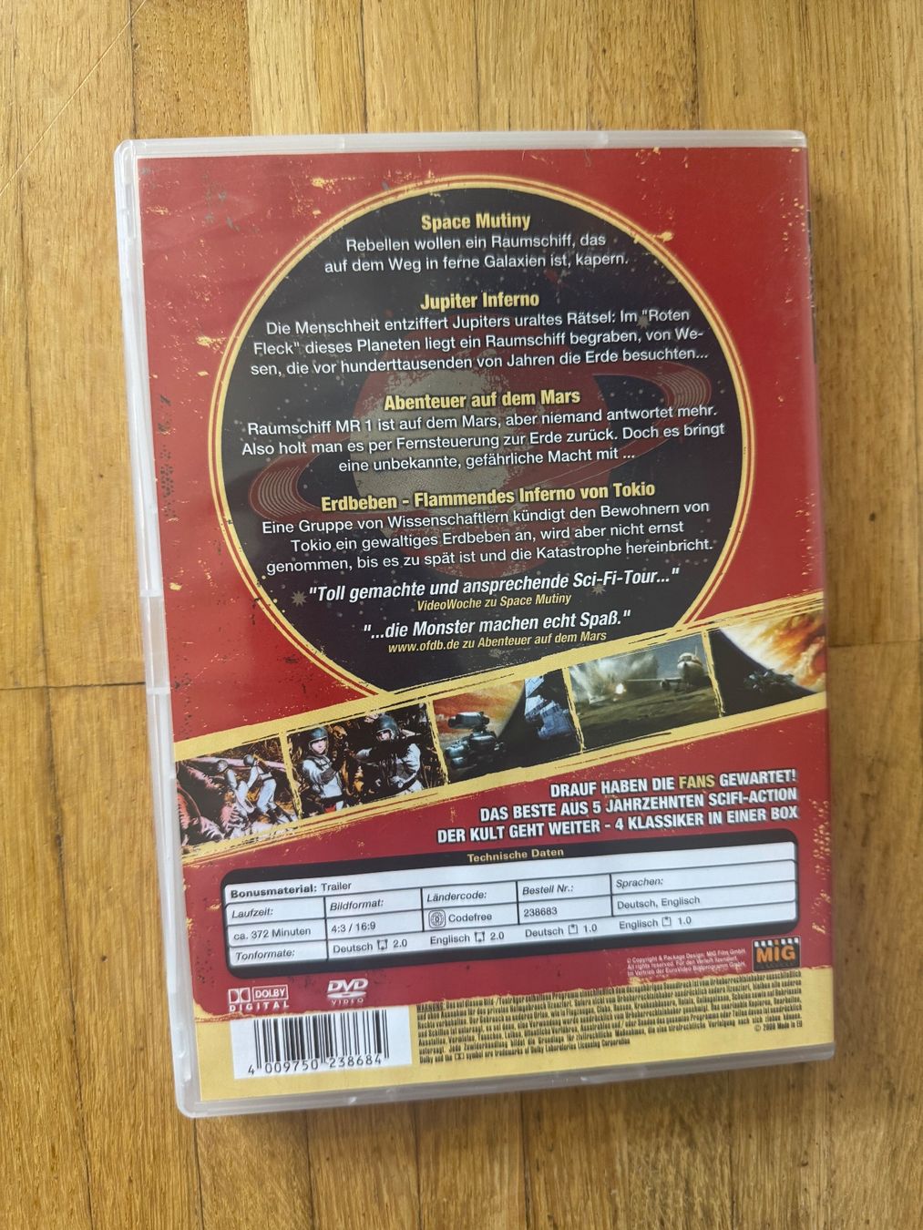 Tutti i DVDs: SCIENCE FICTION/ CLASSIC BOX VOL.2. (DVD) – Usato da Basel venduto da san_2qlq 1