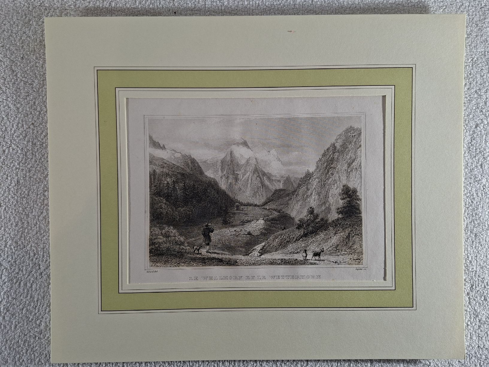 Incisioni: Lot 13 , 5 Stiche berner Oberland  – Usato da Grindelwald venduto da carro5 2