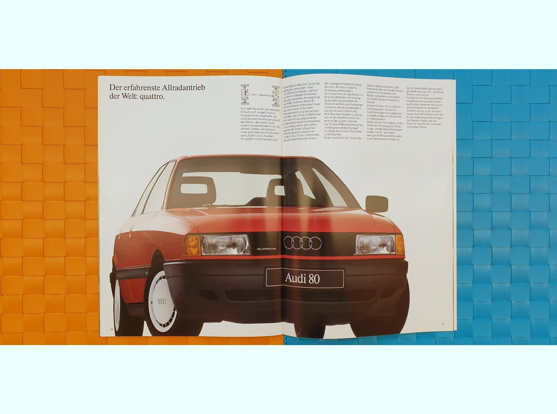 Riviste & Magazine: AUDI 80 B3 1986 - Prospekt / Katalog – Nuovo (secondo la descrizione) da Viganello venduto da CARLiteratur 6