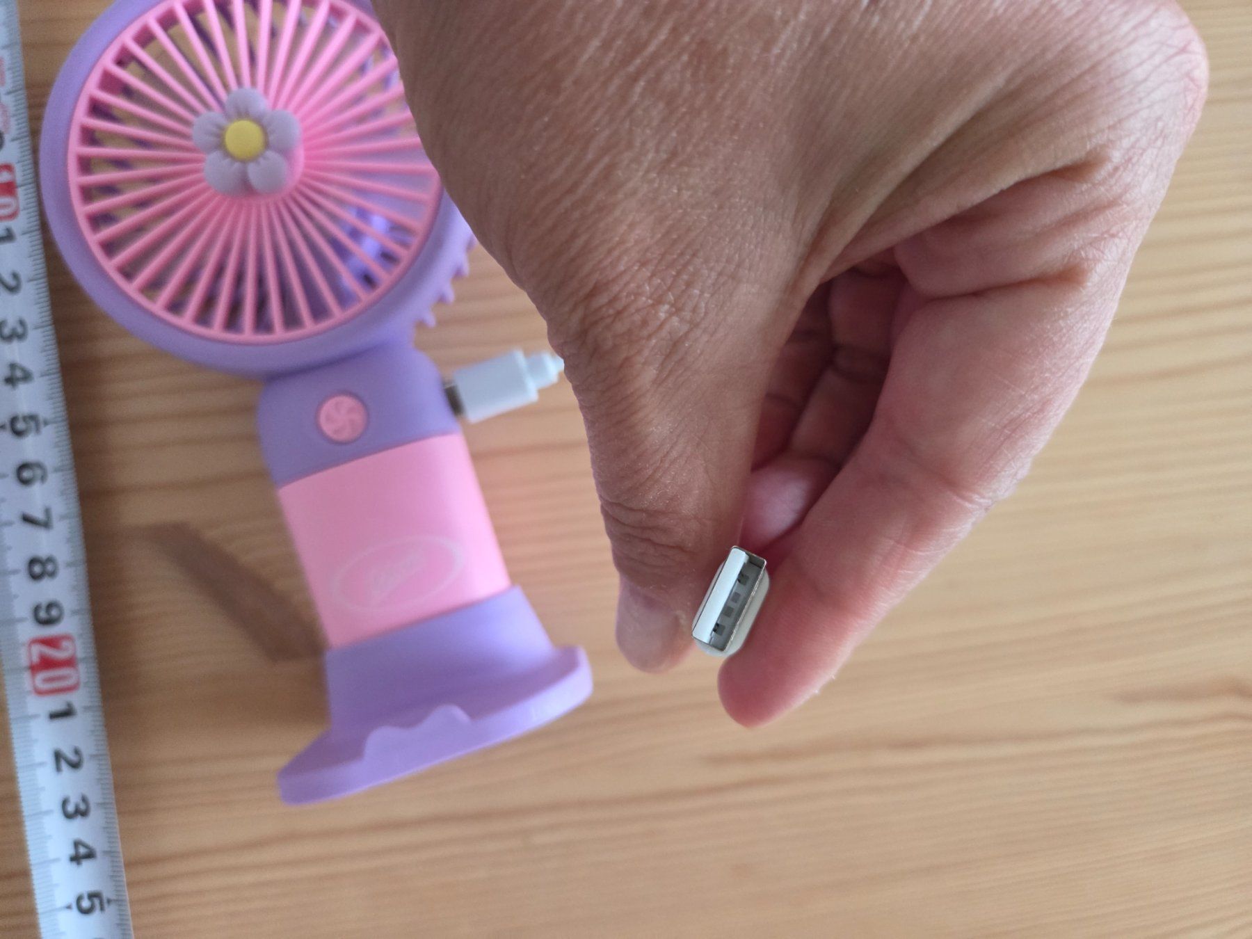 Ventilatori: USB Ventilator, rosa/lila, Chicoree – Usato da Liestal venduto da ITOlio 1