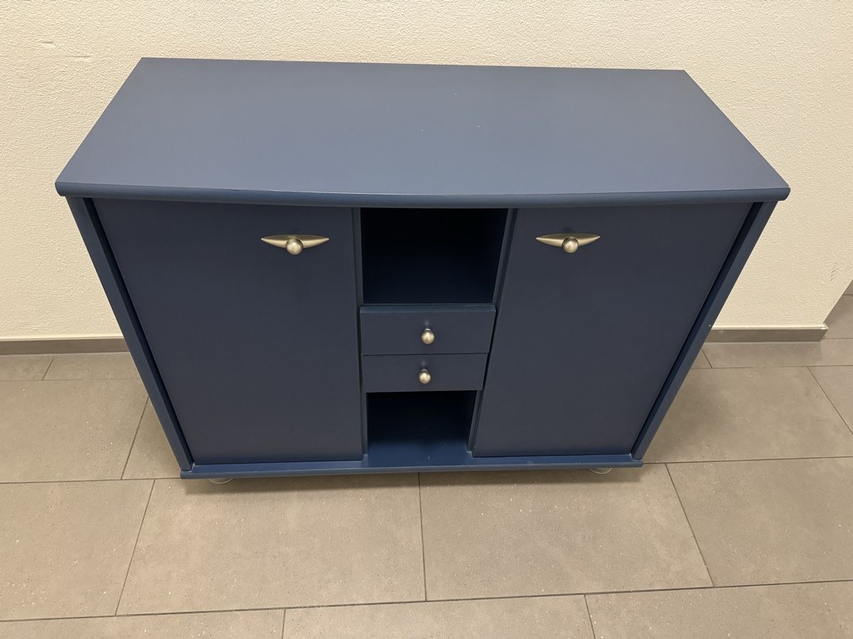 Kommoden: Sideboard dunkelblau – Gebraucht aus Emmenbrücke von gre_j8xk 1